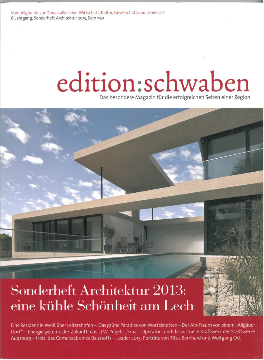 Edition Schwaben – Architekturausgabe 2013