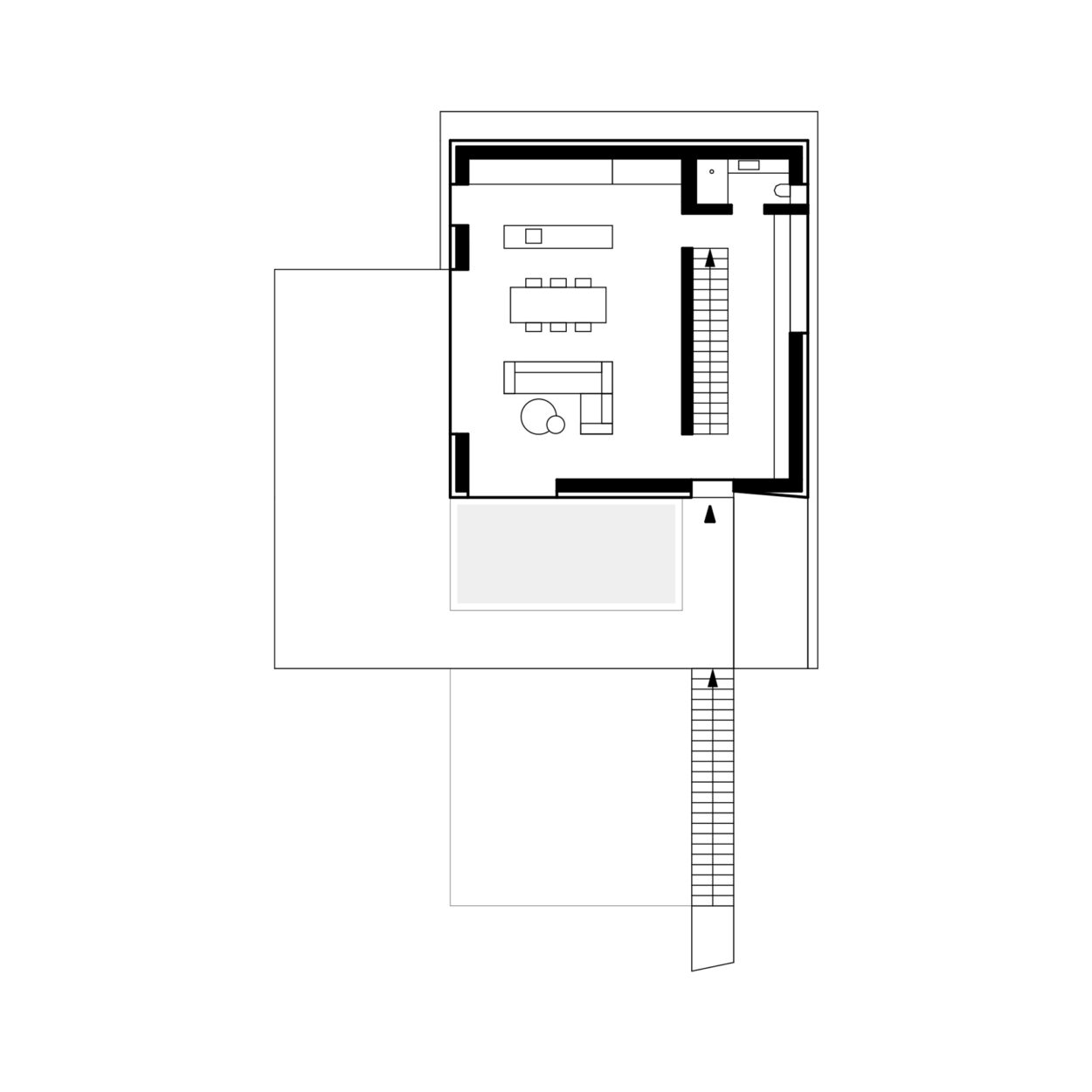 Haus 10 × 10 Plan